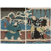 Japanese Print "Actors" by Utagawa Kuniyoshi, 歌川国芳 (Utagawa Kuniyoshi)