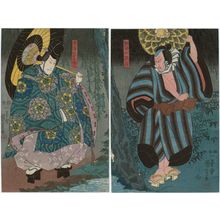 Japanese Print "Actors" by Utagawa Kuniyoshi, 歌川国芳 (Utagawa Kuniyoshi)