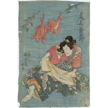 Japanischer Druck "Actor Onoe Kikugorô" von Utagawa Kuniyoshi, 歌川国芳 (Utagawa Kuniyoshi)