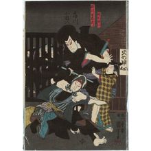 Utagawa Kuniyoshi, 歌川国芳 (Utagawa Kuniyoshi)创作的日本版画《Actors》