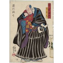 Utagawa Kuniyoshi, 歌川国芳 (Utagawa Kuniyoshi)创作的日本版画《Actors》