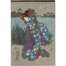 Japanischer Druck "Kasané" von Utagawa Kuniyoshi, 歌川国芳 (Utagawa Kuniyoshi)