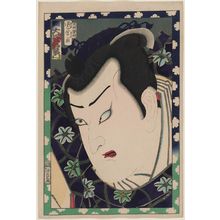 豊原国周: Actor Ôtani Tomoemon V as Michikaze, from an untitled series of actor portraits - ボストン美術館