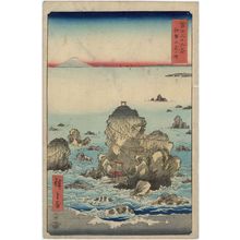 Utagawa Hiroshige: Futami-ga-ura in Ise Province (Ise Futami-ga-ura), from the series Thirty-six Views of Mount Fuji (Fuji sanjûrokkei) - Museum of Fine Arts