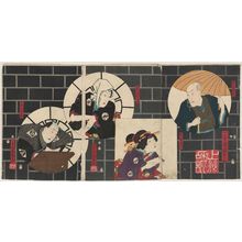 Utagawa Kuniyoshi, 歌川国芳 (Utagawa Kuniyoshi)による浮世絵「Actors」