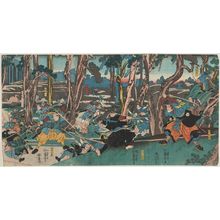 Utagawa Kuniyoshi, 歌川国芳 (Utagawa Kuniyoshi)创作的日本版画《Igagoe》