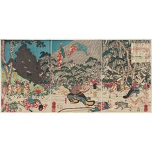 Utagawa Kuniyoshi, 歌川国芳 (Utagawa Kuniyoshi)による浮世絵「(Kenkyû yonen gogatsu no Udaishô Yoritomo...」