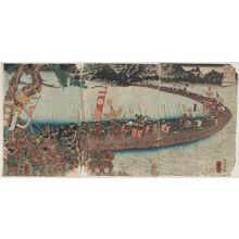 Utagawa Kuniyoshi: Kusunoki Masatsura... - Museum of Fine Arts