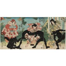 Japanese Print "Actors" by Utagawa Kunisada, 歌川国貞 (Utagawa Kunisada I (Toyokuni III))