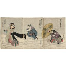 Japanese Print "Actors" by Utagawa Kunisada, 歌川国貞 (Utagawa Kunisada I (Toyokuni III))