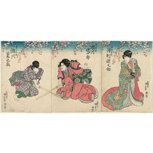 Japanese Print "Actors" by Utagawa Kunisada, 歌川国貞 (Utagawa Kunisada I (Toyokuni III))