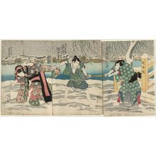 Japanese Print "Actors" by Utagawa Kunisada, 歌川国貞 (Utagawa Kunisada I (Toyokuni III))