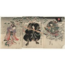 Japanese Print "Actors" by Utagawa Kunisada, 歌川国貞 (Utagawa Kunisada I (Toyokuni III))