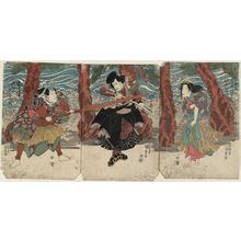 Japanese Print "Actors" by Utagawa Kunisada, 歌川国貞 (Utagawa Kunisada I (Toyokuni III))