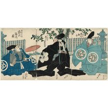 Japanese Print "Actors" by Utagawa Kunisada, 歌川国貞 (Utagawa Kunisada I (Toyokuni III))