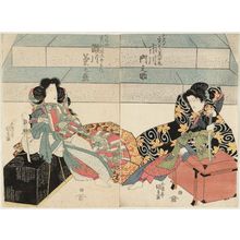 Japanese Print "Actors" by Utagawa Kunisada, 歌川国貞 (Utagawa Kunisada I (Toyokuni III))