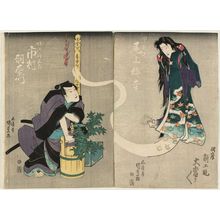 Japanese Print "Actors" by Utagawa Kunisada, 歌川国貞 (Utagawa Kunisada I (Toyokuni III))