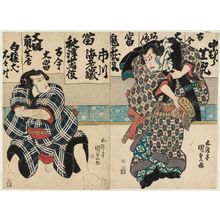 Japanese Print "Actors" by Utagawa Kunisada, 歌川国貞 (Utagawa Kunisada I (Toyokuni III))