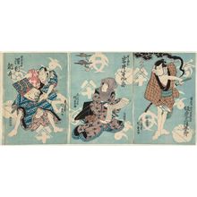 Japanese Print "Actors" by Utagawa Kunisada, 歌川国貞 (Utagawa Kunisada I (Toyokuni III))