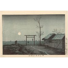 小林清親: Tarô Inari Shrine at Asakusa Ricefields (Asakusa tanpo Tarô Inari mae) - ボストン美術館