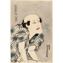 Utagawa Kunisada: Actor Nakamura Utaemon as the Monkey Trainer Yojirô, from the series Great Hit Plays (Ôatari kyôgen no uchi) - Museum of Fine Arts