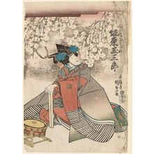 Japanese Print "Actor Bandô Tamasaburô as Koshô Tasogare" by Utagawa Kunisada, 歌川国貞 (Utagawa Kunisada I (Toyokuni III))