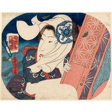 Utagawa Kunisada, 歌川国貞 (Utagawa Kunisada I (Toyokuni III))による浮世絵「Clearing Weather (Seiran), from the series Eight Views of Mita (Mita hakkei)」