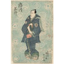 Utagawa Kunisada, 歌川国貞 (Utagawa Kunisada I (Toyokuni III))创作的日本版画《Actor Ichikawa Sanshô》