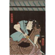 Utagawa Kunisada: Actor Iwai Kumesaburô III as HIsamatsu - Museum of Fine Arts