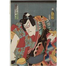 歌川国貞: Actor Ichikawa Ebizô V as Soga Gorô Tokimune - ボストン美術館