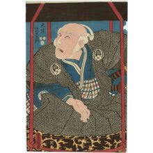 Utagawa Kunisada: Actor Morita Kan'ya XI as Ôtsubo Magoemon - Museum of Fine Arts