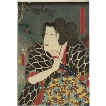 Utagawa Kunisada: Actor Bandô Shûka I as ..., actually Wakana-hime - Museum of Fine Arts