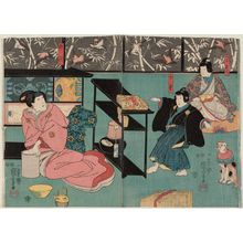 Utagawa Kuniyoshi, 歌川国芳 (Utagawa Kuniyoshi)创作的日本版画《Masaoka》