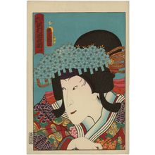 Utagawa Kunisada: Actor Sawamura Tanosuke III as Nagao's Daughter (Nagao no sokujo) Yaegaki-hime - Museum of Fine Arts