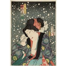 Toyohara Kunichika, 豊原国周 (Toyohara Kunichika)による浮世絵「Actor Nakamura Shikan」