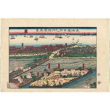 歌川貞秀: Famous Scenes of the Tôkaidô Road: View of Yokohama (Tôkaidô meisho no uchi Yokohama fûkei) - ボストン美術館