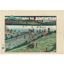 歌川貞秀: Famous Scenes of the Tôkaidô Road: View of Yokohama (Tôkaidô meisho no uchi Yokohama fûkei) - ボストン美術館