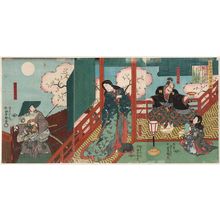 Utagawa Kunisada: Soga monogatari Kewaizaka no... - Museum of Fine Arts
