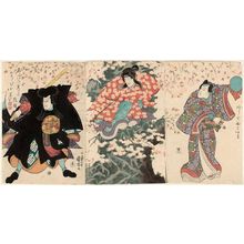 Estampe japonaise "Actors" par Utagawa Kuniyoshi, 歌川国芳 (Utagawa Kuniyoshi)