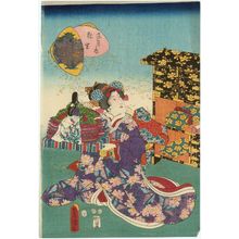 Utagawa Kunisada: The Third Month (Yayoi), from the series Twelve Months (Jûni tsuki no uchi) - Museum of Fine Arts