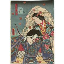 Japanese Print "The Ninth Month (Nagatsuki), from the series The Twelve Months (Jûnika tsuki no uchi)" by Utagawa Kunisada, 歌川国貞 (Utagawa Kunisada I (Toyokuni III))