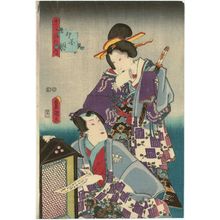 Japanese Print "The Fourth Month (Uzuki), from the series The Twelve Months (Jûnika tsuki no uchi)" by Utagawa Kunisada, 歌川国貞 (Utagawa Kunisada I (Toyokuni III))