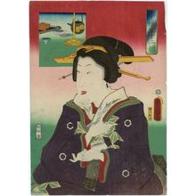 Japanese Print "Looking Skillful (Jôzu sô), from the series Thirty-two Aspects in the Modern Style (Imayô sanjûnisô)" by Utagawa Kunisada, 歌川国貞 (Utagawa Kunisada I (Toyokuni III))