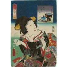 Japanese Print "from the series Thirty-two Aspects in the Modern Style (Imayô sanjûnisô)" by Utagawa Kunisada, 歌川国貞 (Utagawa Kunisada I (Toyokuni III))