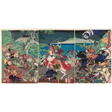 Utagawa Yoshitora: The Battle of the Koromo River in the Ninth