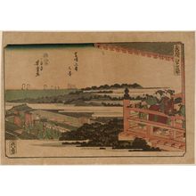 Utagawa Yoshitora: View of Zôjô-ji Temple in Shiba (Shiba Zôjô-ji no kei), from the series newly Selected Famous Places in Edo (Shinsen Edo meisho) - Museum of Fine Arts