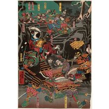 Utagawa Yoshitora: Battle - Museum of Fine Arts