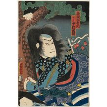 Utagawa Yoshitora: Actor Nakamura Shikan as the Boatman Matsuemon, Actually Higuchi Jirô - Museum of Fine Arts