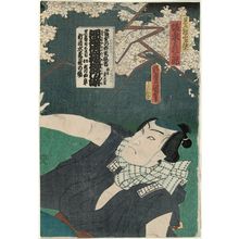 Utagawa Kunisada: Actor Bandô Hikosaburô V as Sarushima Sôta - Museum of Fine Arts