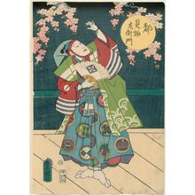 Japanese Print "Actor Nakamura Shikan IV as Kenbutsuzaemon" by Utagawa Kunisada, 歌川国貞 (Utagawa Kunisada I (Toyokuni III))